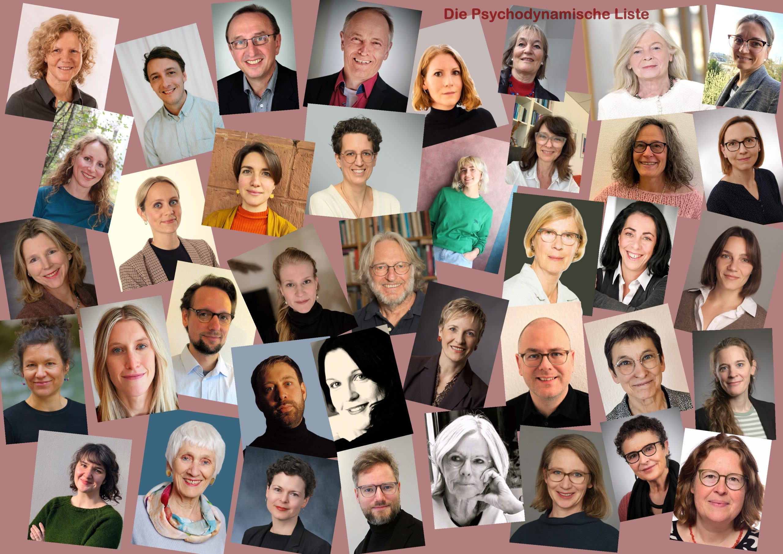 Wahl zur Delegiertenversammlung der Psychotherapeutenkammer Hessen, 26. Mai bis 18. Juni 2026 – die Gesichter der Psychodynamischen Liste